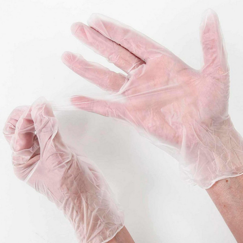 ADM, Перчатки виниловые одноразовые 100 штук в коробке (50 пар) размер XL