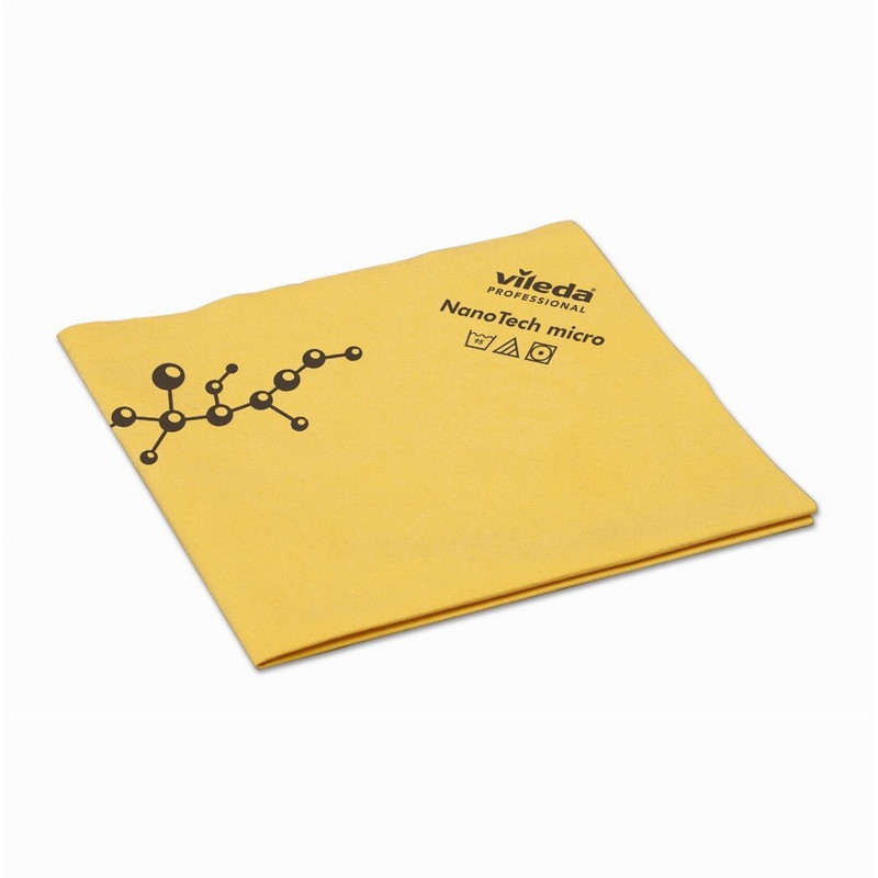 171677 Салфетка Виледа р-НаноТек Микрон антибакт. 38*40 см, желтый (5 шт в уп) (ст арт 128604) /100