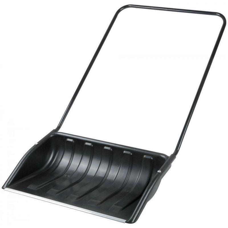 Движок  750x550 для снега с метал.ручкой, с метал.планкой (пластик)