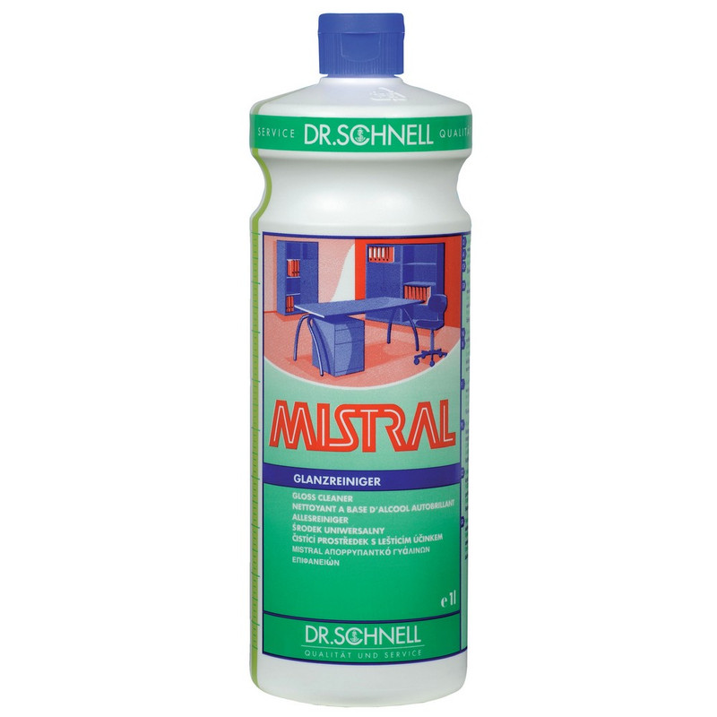 529881 Dr.Shnell, Mistral quick dry, Нейтральное средство для мытья поверхностей 10л,