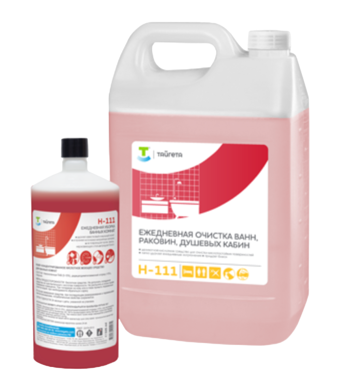 Н-111 (7226) (5л SL) Концентрированное кислотное моющее средство для ванных комнат Тайгета