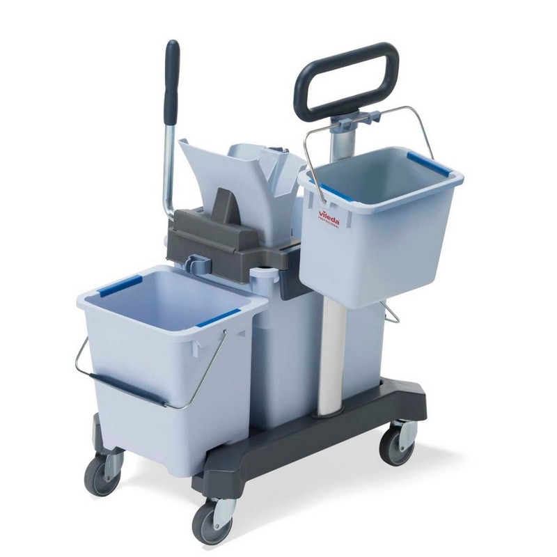 147209 Система двухведерная Виледа УльтраСпид Про 25 л и 10 л на платформе, с транспортир.ручкой, 60*37*80 см/ 1