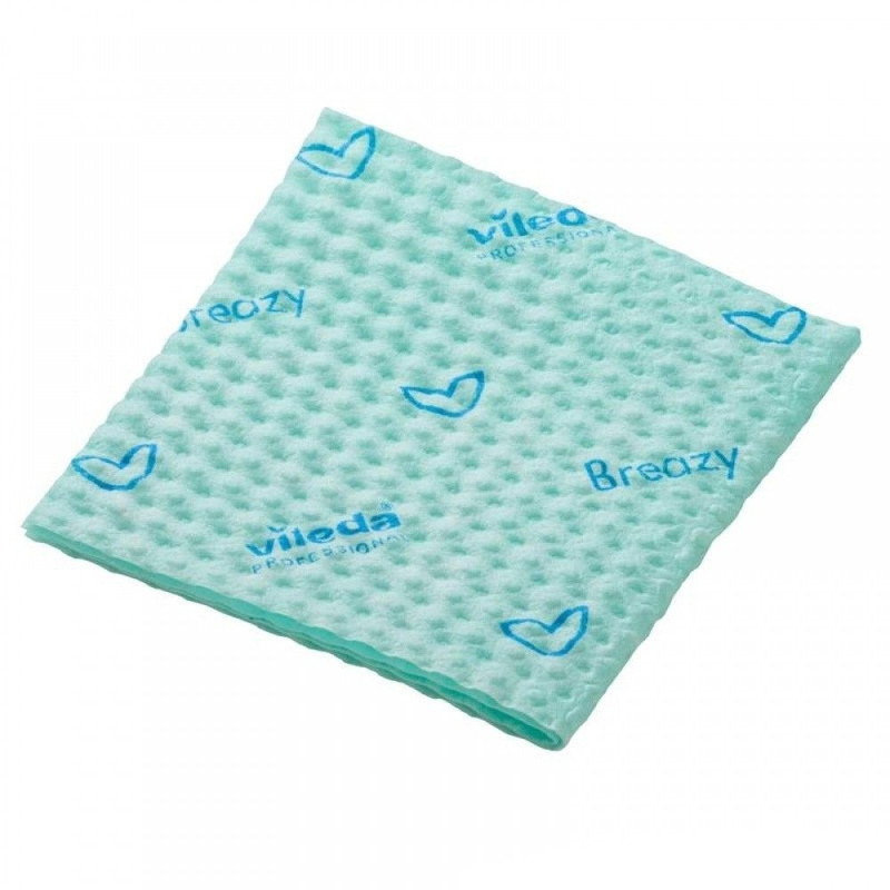 161619 Салфетка для уборки Виледа Бризи 35*36 см, зеленый (25 шт в уп)/ 300
