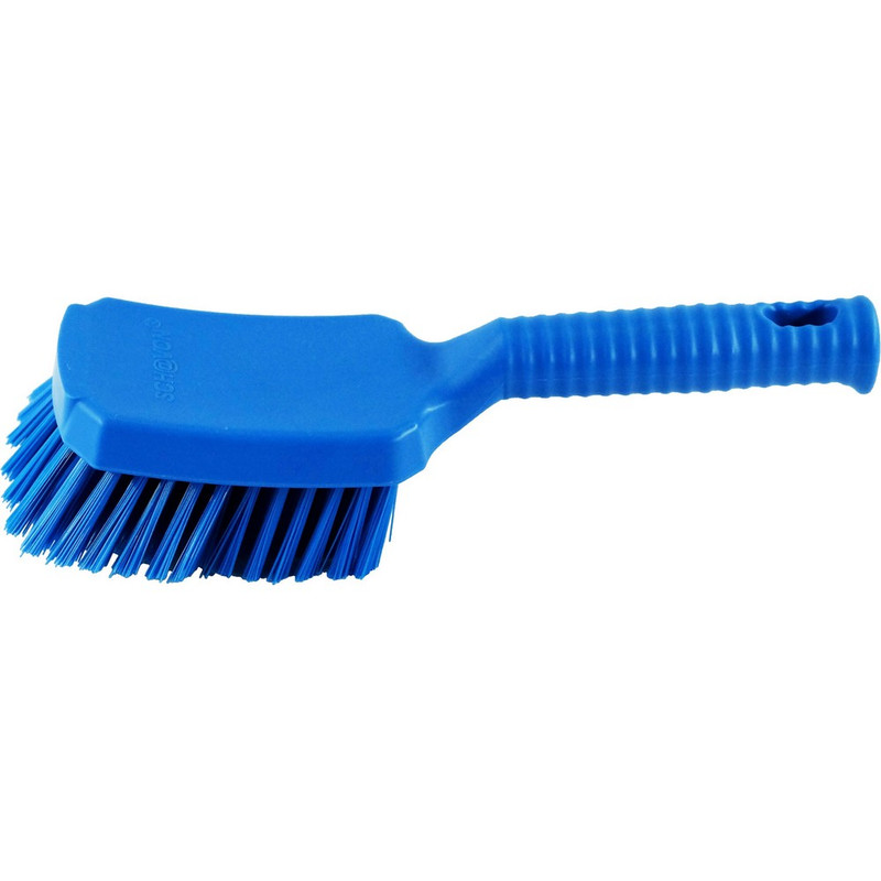 2311-3 Универсальная щётка с короткой ручкой 239x70x50, ворс 35 мм, мягкий ворс, синяя