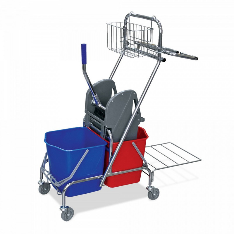 IT-0278 Тележка grass(грасс) универсальный отжим, перекидная ручка 2*23л