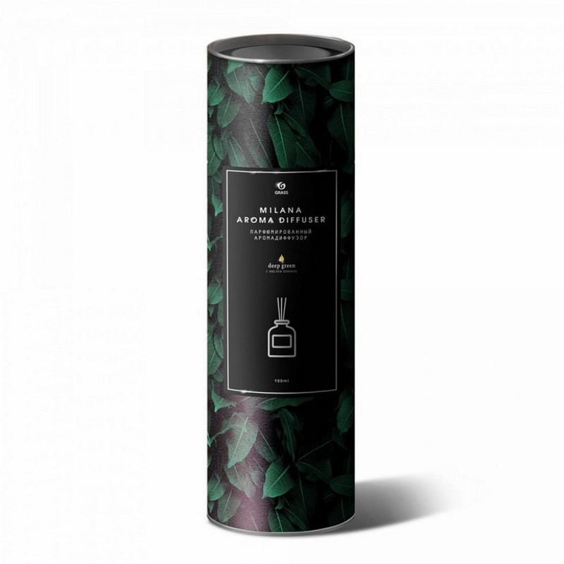 125557 Grass, "Milana deep green", Парфюмированный аромадиффузор, 100 мл