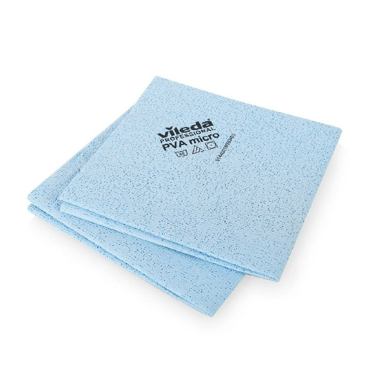 143590 Салфетка для уборки Vileda ПВАмикро, 35*38 см, синий (5 шт в упаковке) / 100