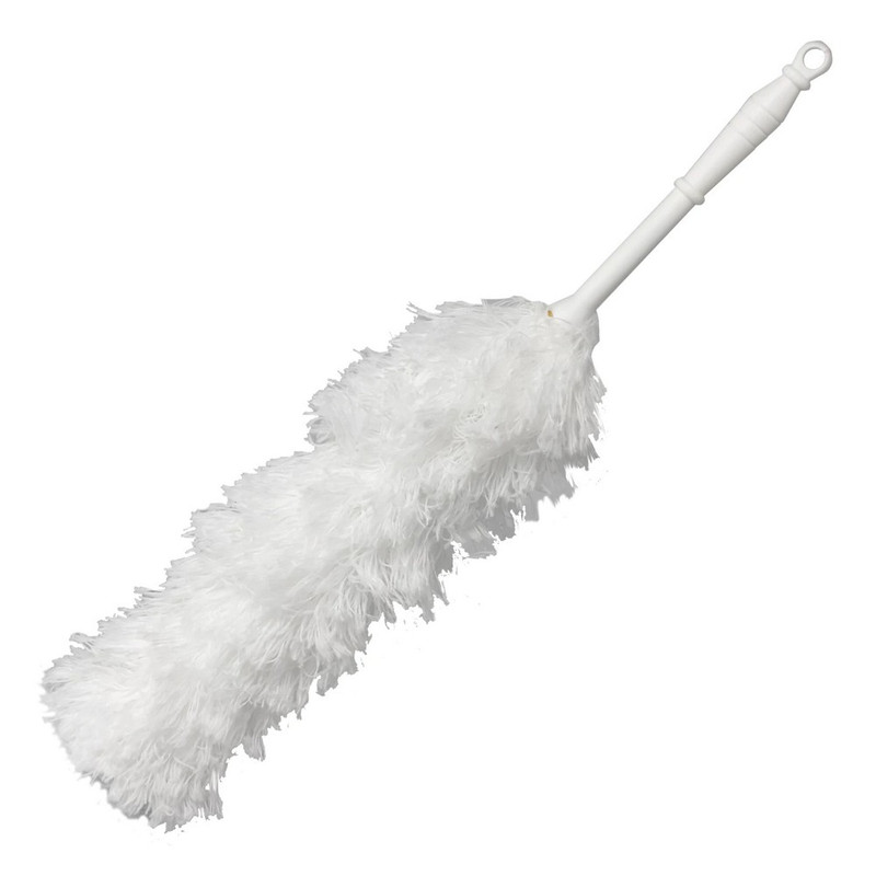 603617 Лайма сметка-метелка для смахивания пыли, 58см, белая