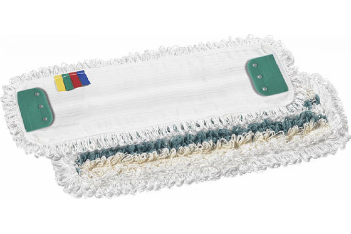 00000485 Моп Трио с держателями, хлопок-микрофибра-полиэстер, 40*13см