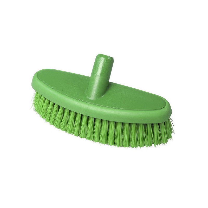 24104-5 щетка овальная для мытья стен с водоподачей, fbk,цв.зел, 265*90мм, 0,5 кг