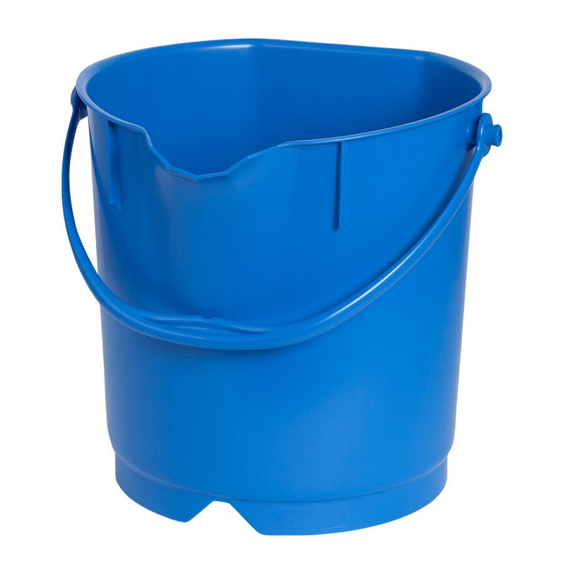 80102-2 Ведро 9л. пластик противоударный,0,63 кг.,синий