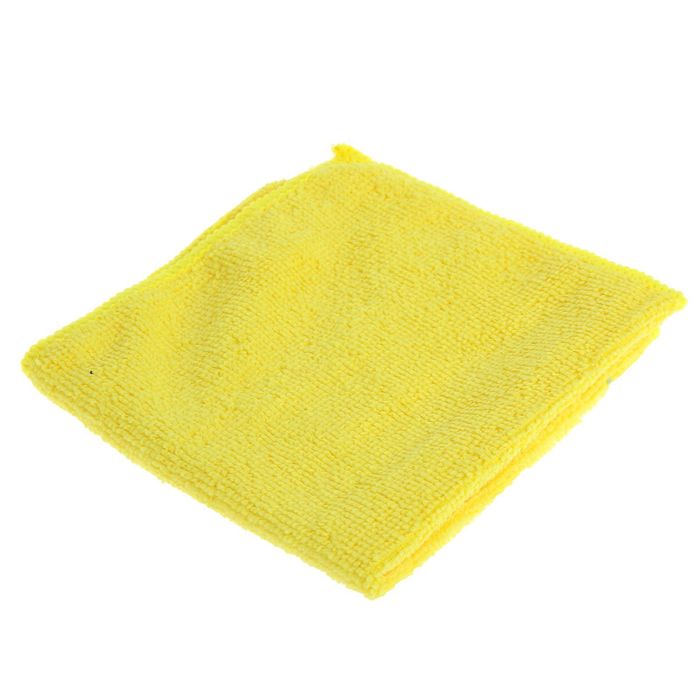 БП-00000655 Салфетка микрофибра 220гр/м2 29*29см цв.желтый