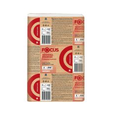 5069902 Focus , Полотенце бумажное листовое растворимое, Z-сложение, 2 слоя, 200 л, в пачке, совместимо с Н2