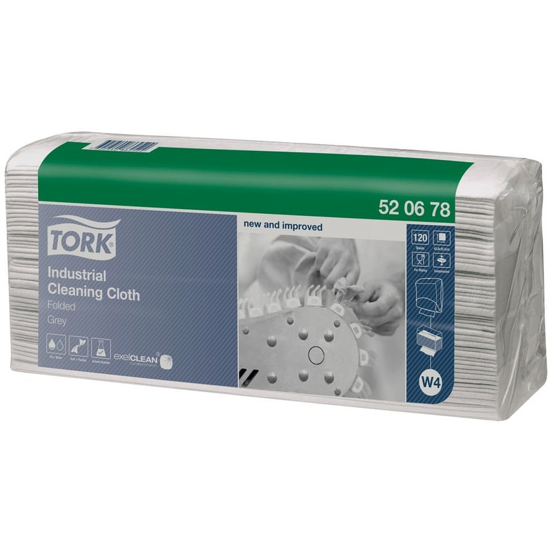 520678 Нетканный материал в салфетках торк цв. серый совм. с w4 120 л. в пачке (5 в уп.)
