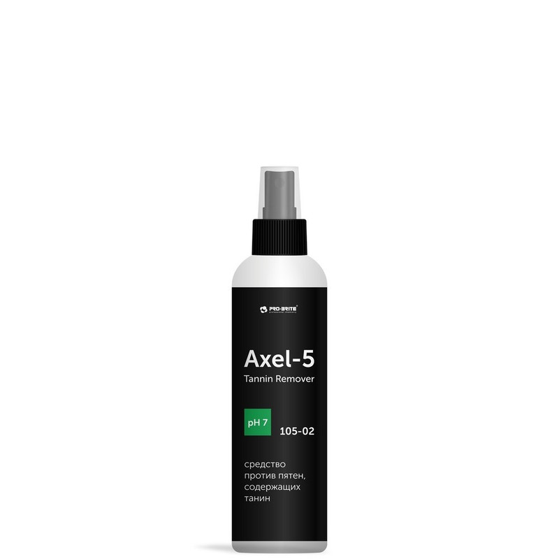 105-02 Pro-Brite, Pro-Brite axel-5 tannin r, Средство против пятен от кофе, чая, вина и пр, 0,2л (микро-спрей)