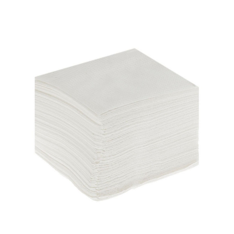 Лилия, Салфетки 24х24 см, 1 слой, 100 л, белый цв,