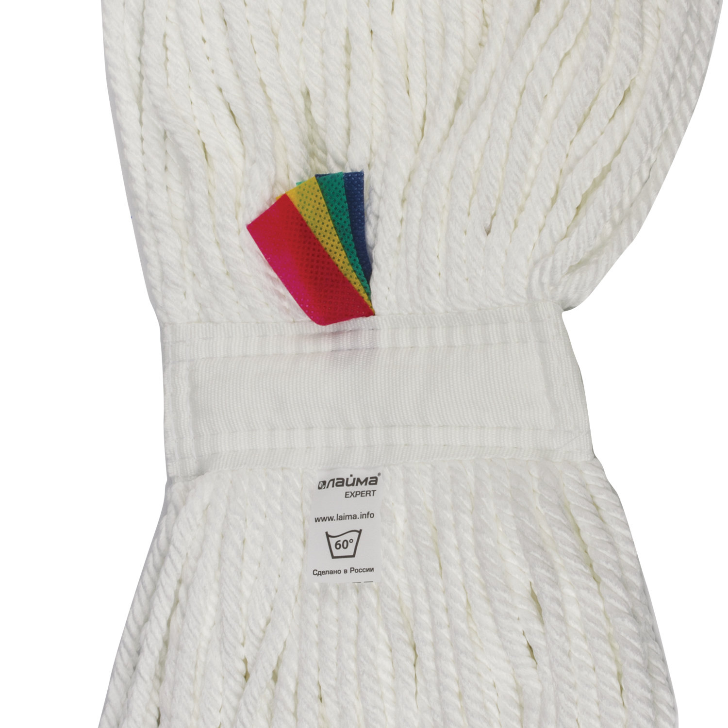 605318 Моп дл.ворса 37 см лайма expert кентуки микрофибра цв.бел