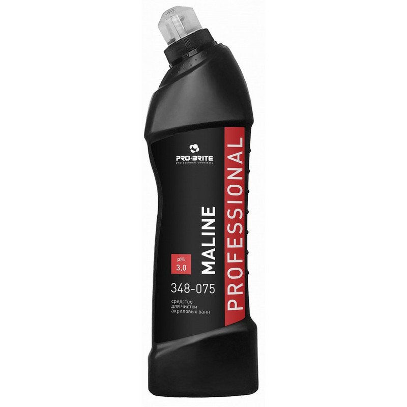 348-075 Pro-Brite, Pro-Brite maline, Средство для уборки санитарных зон, кислотное, для акриловых ванн 0,75 л