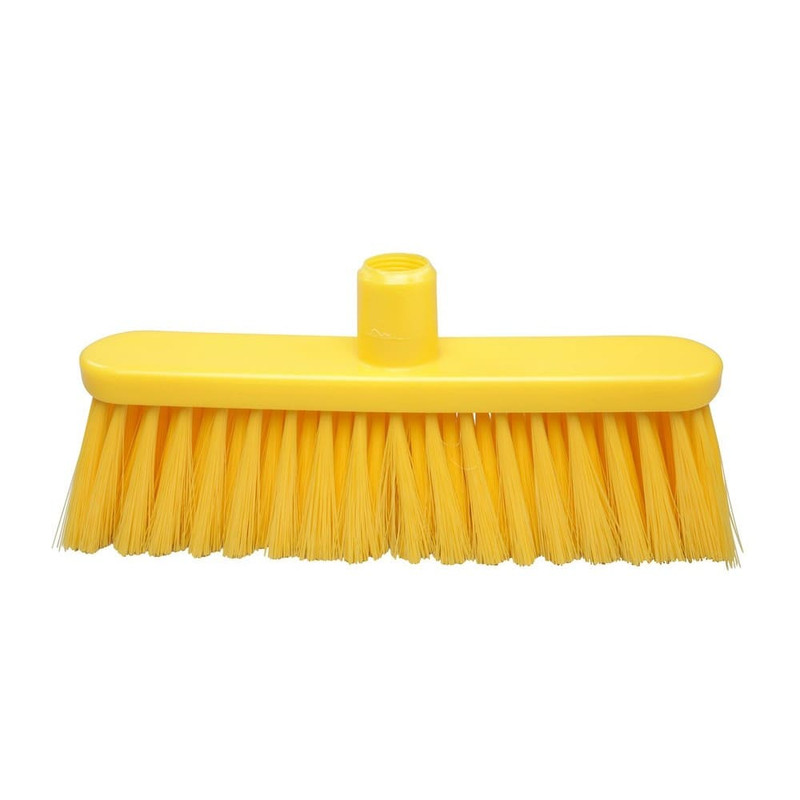 24147-4 Щетка подметальная, вертикального исполнения fbk мягкая цв.желтый 0,4 кг 280x48 мм