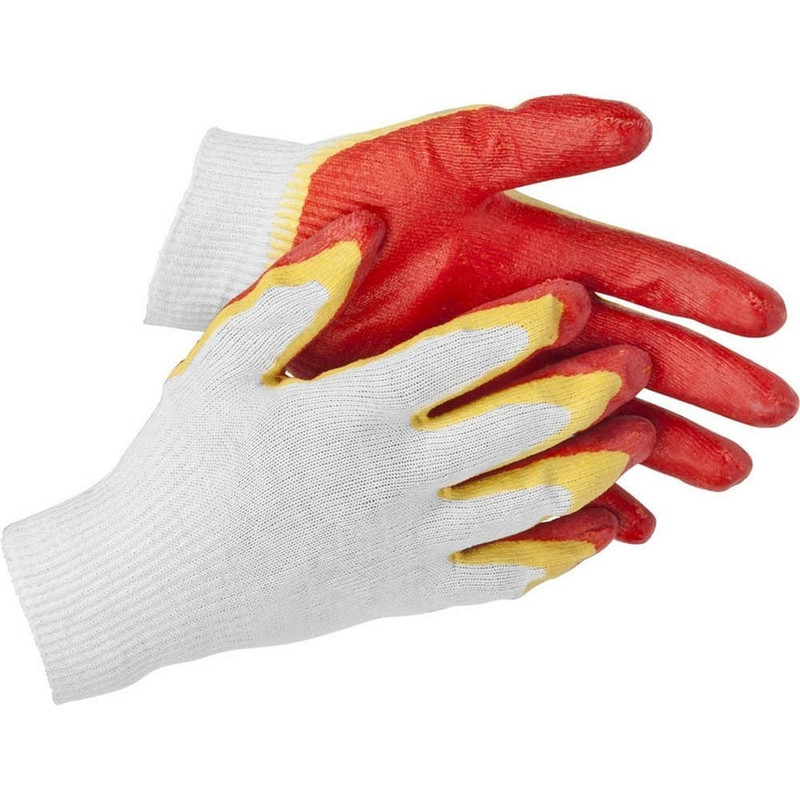 Спец, Перчатки трикотажные с двойным латексным покрытием