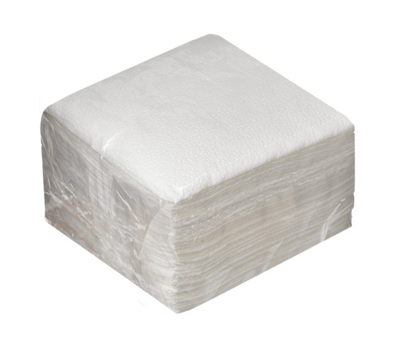 Лилия, Сервировочные салфетки 100 листов в пач, белые (50 пачек в матрасе)