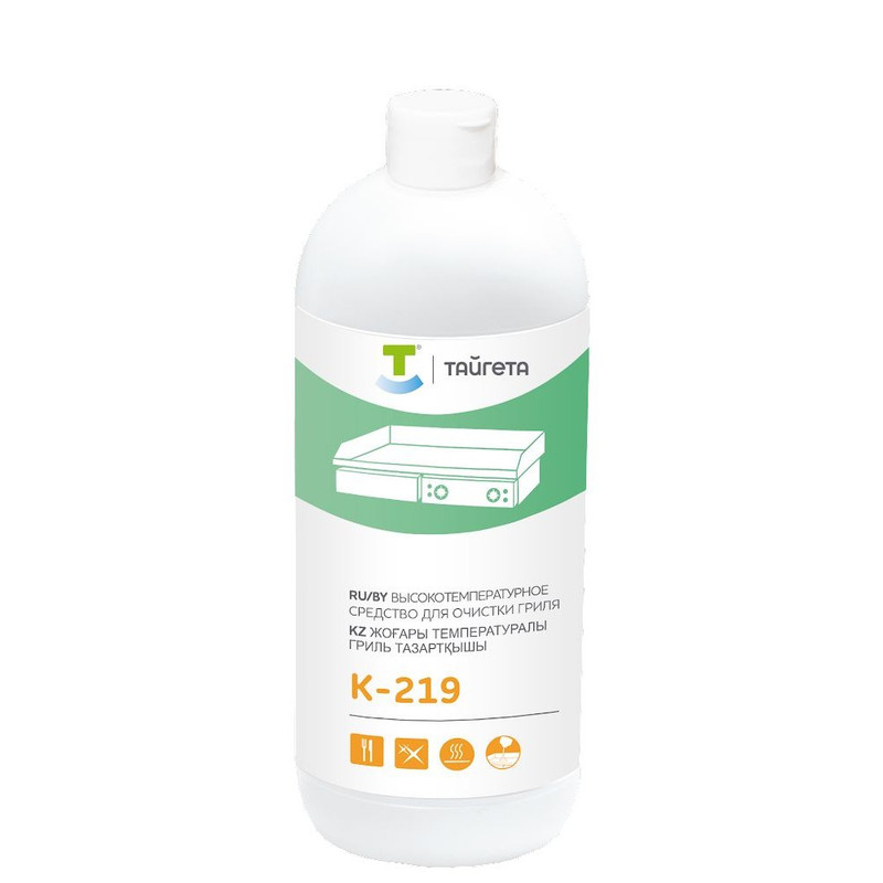 К-219 (Флакон 1л с флип-топ) Высокотемпературное средство для очистки гриля