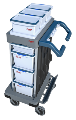 162607 Тележка Виледа Ориго 2 A, Комплекс Мини, серый/голубой /1