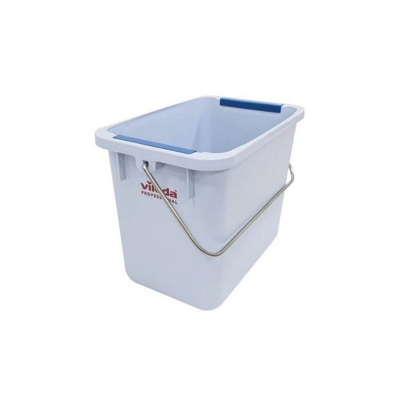 120943 Ведро Виледа с цв. код. 6 л, 28*17,5*21,5 см, серо-голубой /10