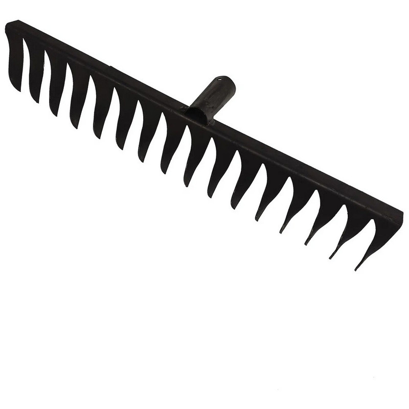 Грабли классические витые, 16 зубьев, ширина 46 см, деревянный черенок 120 см