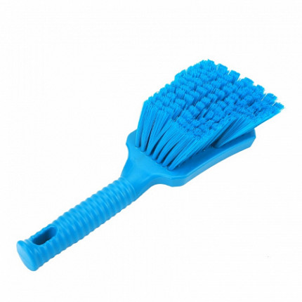 23123 Щетка с короткой ручкой, мягкий расщепленный ворс, 239x70x50, ворс 35 мм, синяя