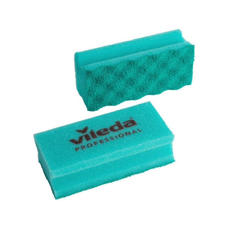 123115 Губка Виледа ПурАктив 14*6,3*4,5 см, зеленый/зеленый (10 шт в уп)/ 100