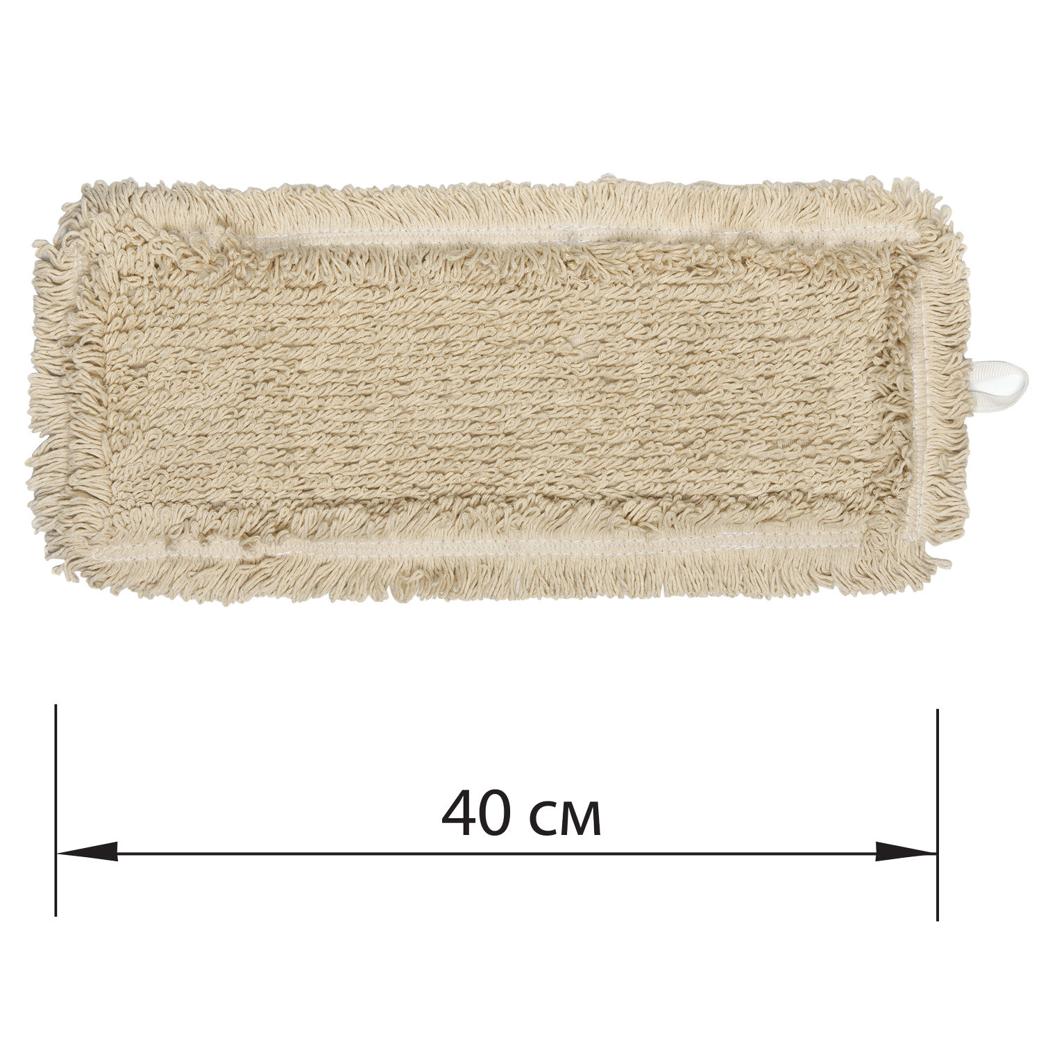 605307 Моп 40 см. лайма expert микрофибра/скраб крепл. уши и карман для швабры/держателя(флаундера)