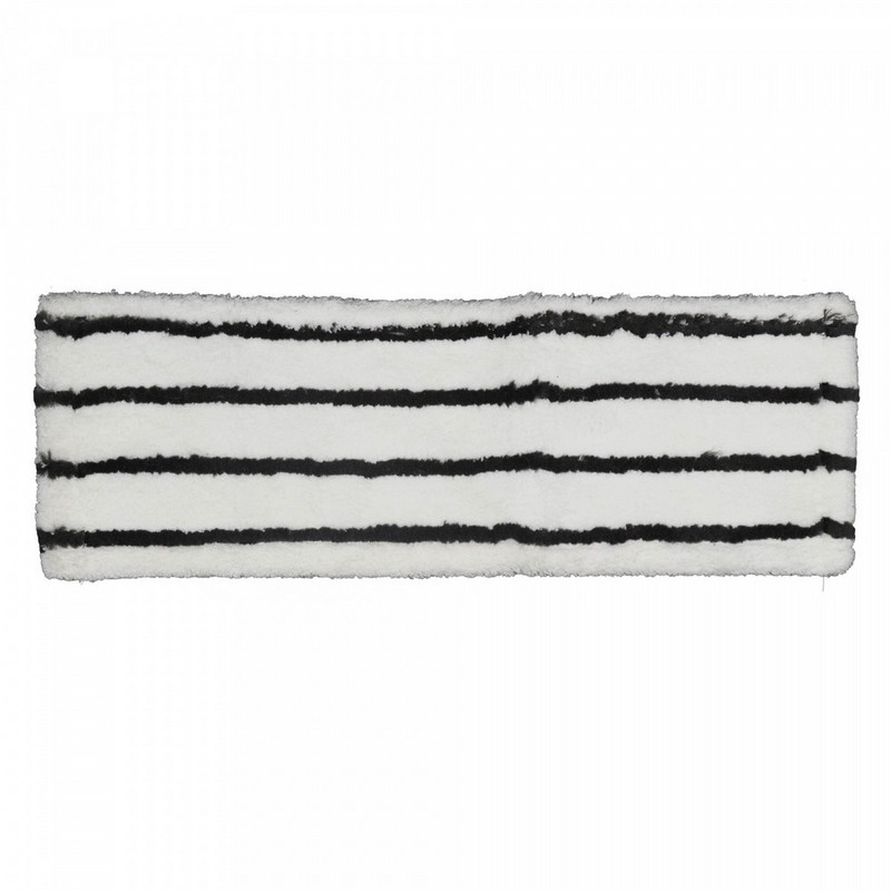 25764.05 (85082) Моп 50*14 см микрофибра карман/крыло с жестким абразовом цв. бел. с черн. полосой