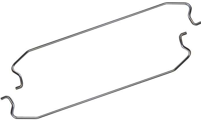 120820 Зажим металлический Виледа для мусор. мешка для тележки Ориго 300HX и 100FX и Ориго 2 с секц. XL (кратно 2 шт), металл /10