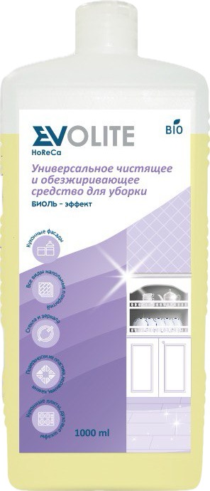 303-1 Evolite HoReCa, Универсальное чистящее и обезжиривающее средство для уборки, 1л