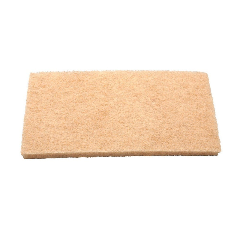 F15121 Ткань абразивная (ПАД) 250х120х25мм бежевая мягкая