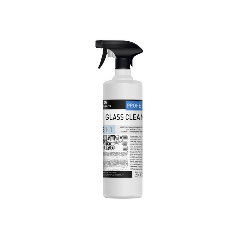 081-1 Pro-Brite, Pro-Brite glass cleaner, Средство для мытья стекол и зеркал, 1 л