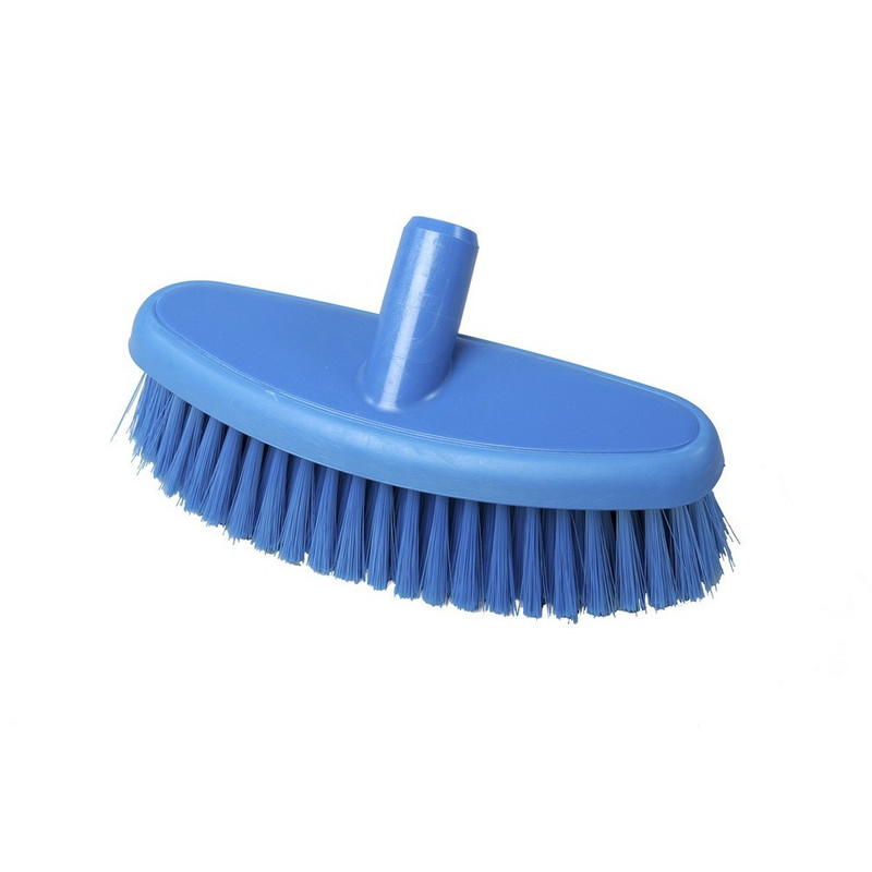 24104-2 Щетка овальная для мытья стен с водоподачей, fbk,цв.син, 265*90мм, 0,5 кг