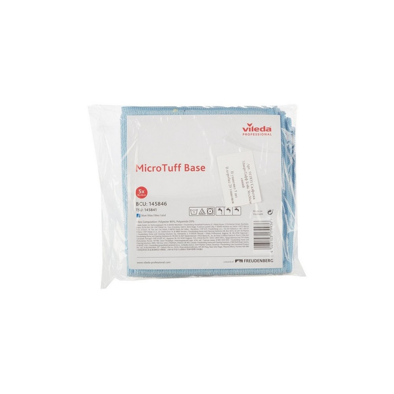 174176 Салфетка Виледа МикроТафф Бэйс, 36*36 см, синий (ст арт 169907)/ 100