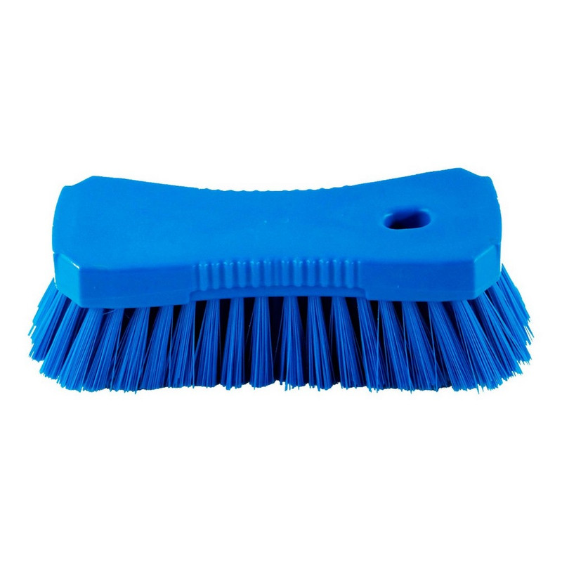 1411-3 Большая ручная щётка 180x70x55,ворс 35 мм мягкий ворс, синяя