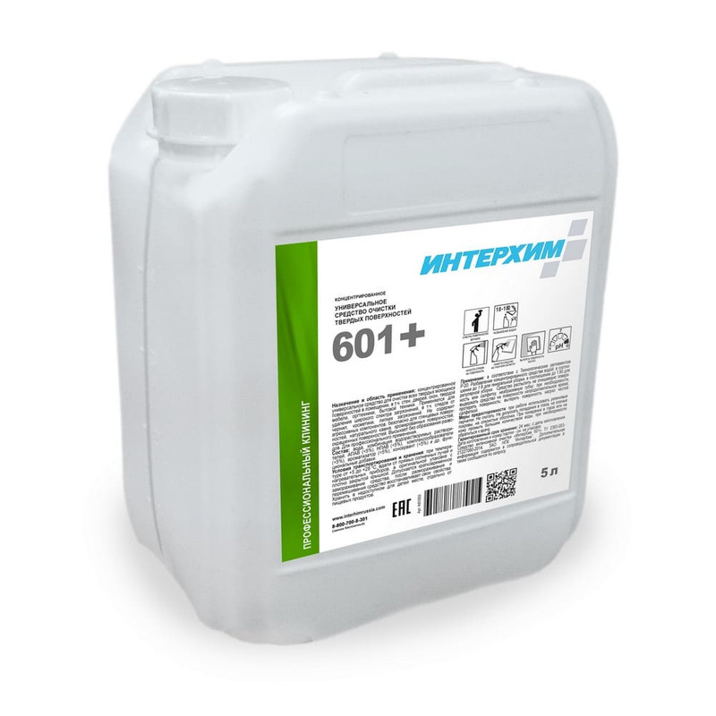 ih61050 Интерхим 601+ 5л. щелочное средство для мытья твёрдых поверхностей, концентрат /2