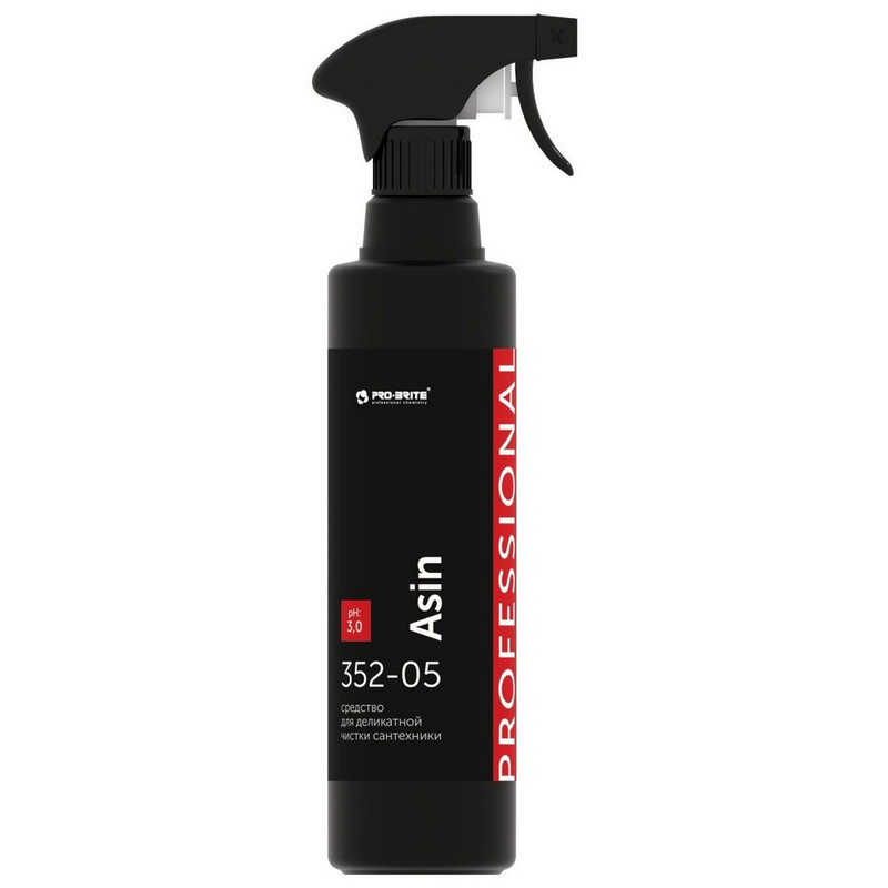 352-05 Pro-Brite, Asin, Средство на основе фруктовой кислоты для деликатной чистки сантехники, 0,5л