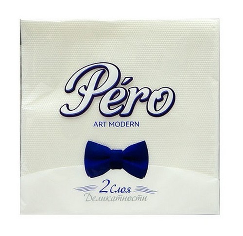 1769/1 Pero, Салфетки Art Modern 33х33 см, цвет белый,  2 слоя, 20 листов