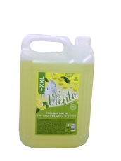 210723 Белый кролик, "Viento" , Гель-концентрат для мытья посуды  цитрус 5 л