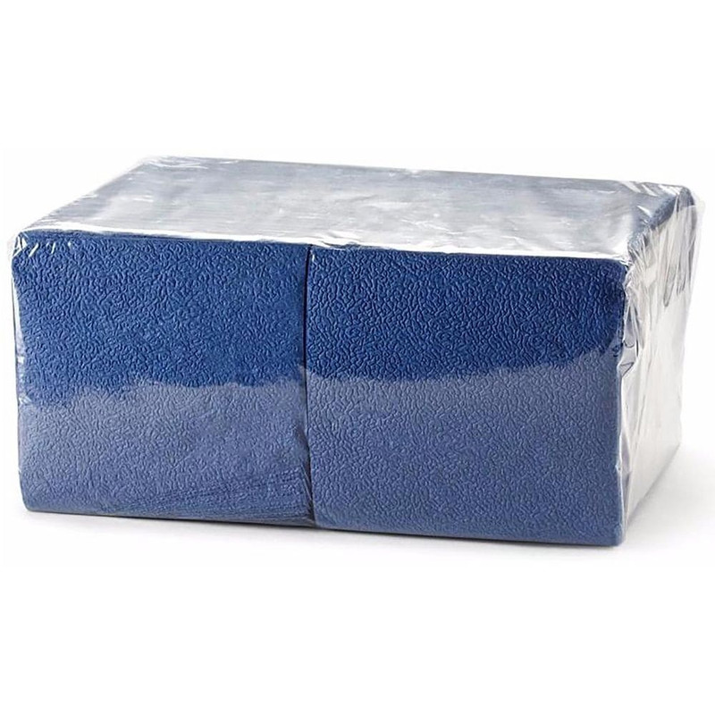 98 Бикпак, Салфетки однослойные, цвет синий, 400 штук