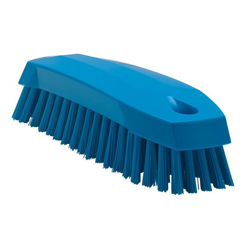 3587-3 Щетка ручная скребковая vikan(викан) средней жесткости цв.синий 165мм