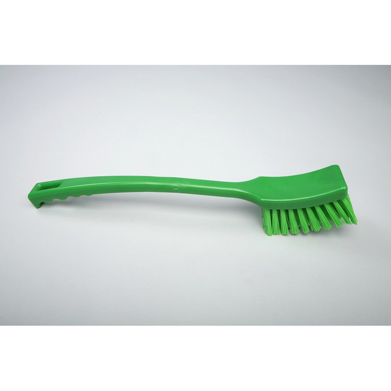 10215-5 Щетка с длинной ручкой жестк.ворс цв.зеленый 260гр 410*45 мм