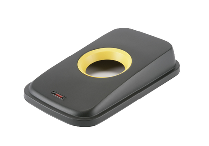 137733 Vileda Professional, Крышка для контейнера GeoO с круглым отверстием, цвет желтый