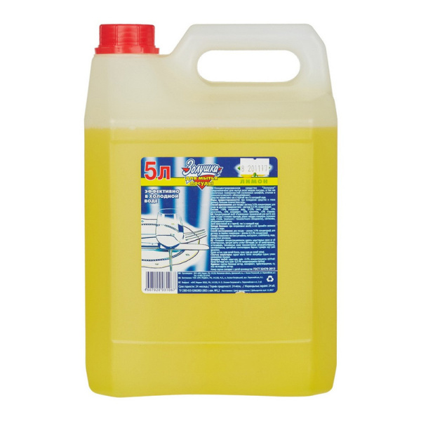 603643 "Золушка", Лимон, Средство для мытья посуды 5 л,(ПЭТ)