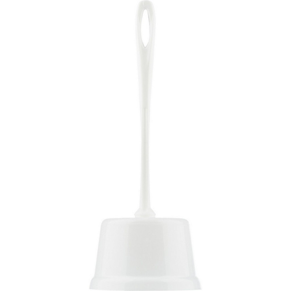25770.08 Ерш для унитаза "на подставке пластиковый" цв.бел пластик